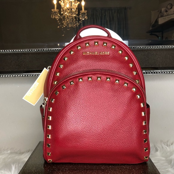 Michael Kors Abbey MD frame out studded backpack - Picture 6 of 8